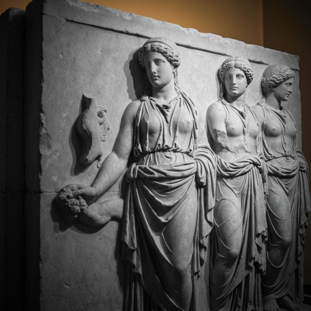 Detail of Parthenon marble sculpture